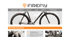 Desktop Screenshot of fireflybicycles.com