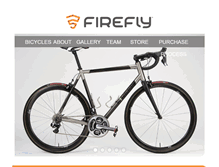 Tablet Screenshot of fireflybicycles.com